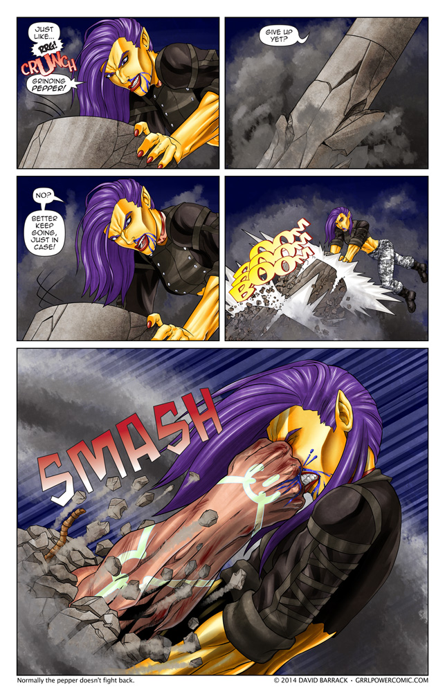 Grrl Power #262 – No two ways about it, that’s an impressive punch