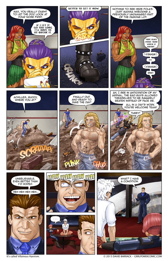 Grrl Power #292 – Crime may not pay, but villainy is evidently humorous
