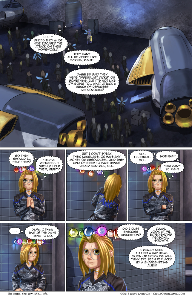 Grrl Power #683 – Observe and ignore