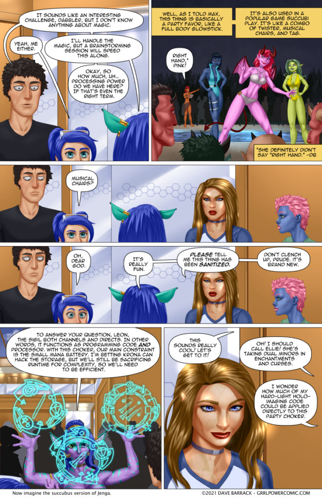 Grrl Power #958 – Succubi party games – Grrl Power