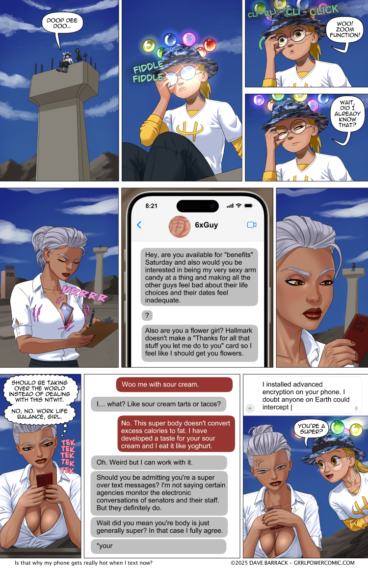 Grrl Power #1327 – Booty duty peeper creeper