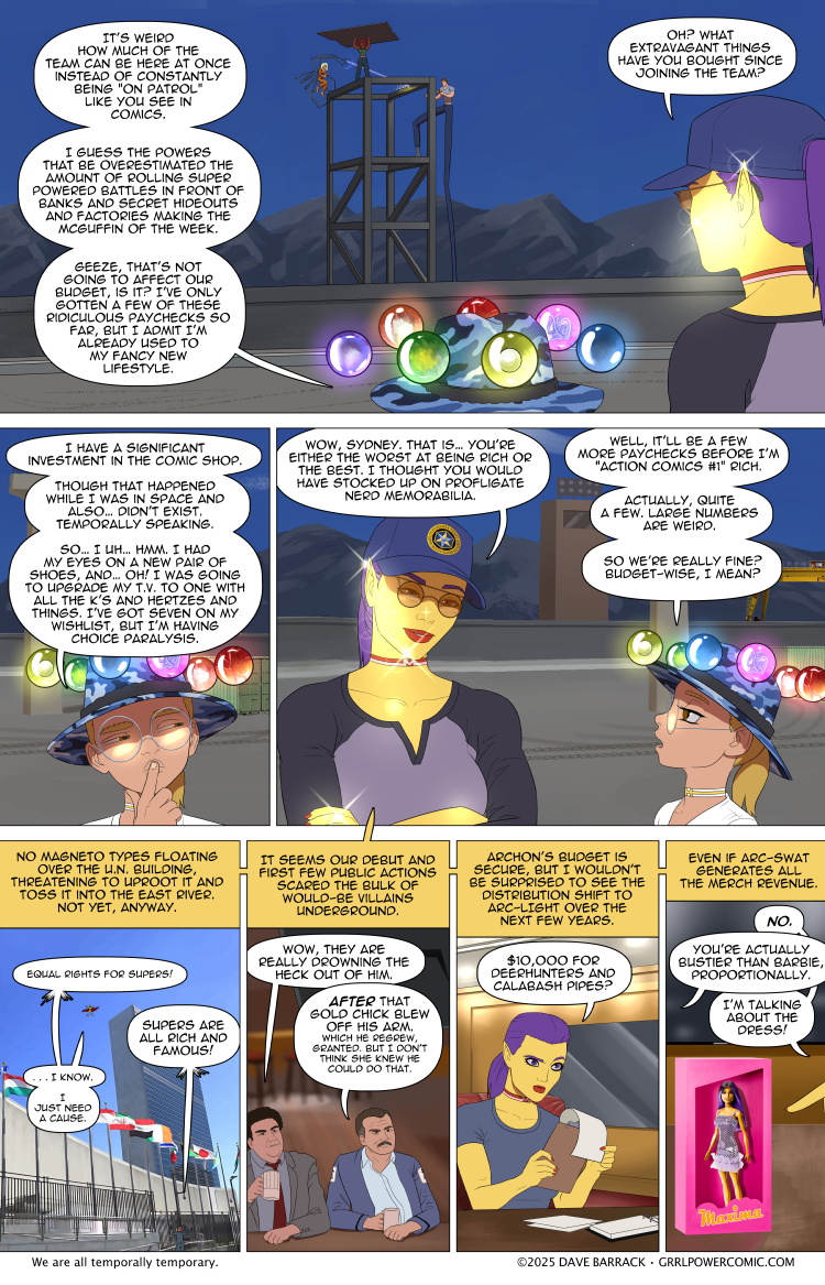 Grrl Power #1336 – Budget anxiety